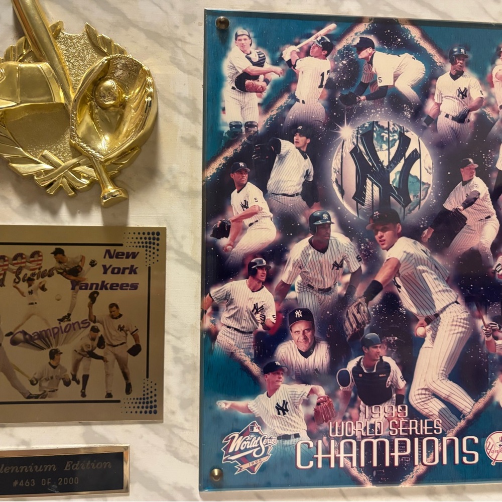 1999 New York Yankees World Series Champions Plaque Millennium Edition #463/2000